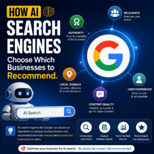 How AI Search Engines Recommend Businesses